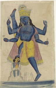 En inkarnation af Vamana (Trivikrama). af Anonymous