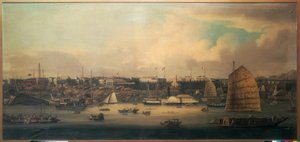 Udsigt over Shanghai by af Anonymous