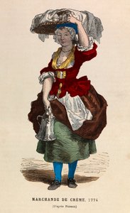 En cremehandler i 1774 - privat samling af Anonymous Anonymous