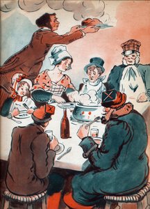 Anonym illustration til "Les deux Nigauds" skrevet af grevinden af Segur, 20. århundrede (tryk) af Anonymous Anonymous