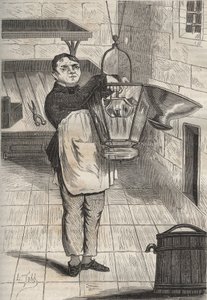 Anthelme Collet (1785-1840) i fængslet i Rochefort. Indgravering i "Fangernes historie fra deres skabelse til i dag"" (1877) af Pierre Zaccone (1817-1895) (Colonia Penale - Straffekoloni). Privat samling. af Anonymous Anonymous