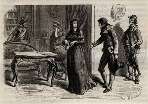 Arresteret af Madame Roland den 1. juni 1793 i Paris - Arresteret af Madame Roland (Manon Roland, født Jeanne Marie Philippon). af Anonymous Anonymous