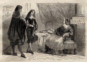 Kardinal Mazarin og Jean-Baptiste Colbert, franske statsmænd af Anonymous Anonymous