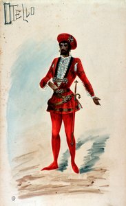 Kostume til Otello i operaen af ​​Giuseppe Verdi af Anonymous Anonymous