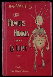 Cover til "The First Men in the Moon" af H. G. Wells (Herbert George af Anonymous Anonymous