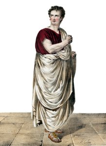 Felicity-Auguste Saillot dit Desmousseaux fransk skuespiller (1785 -1854) i rollen som Roscius i "" Sylla"" af Etienne de Jouy (1764-1846) af Anonymous Anonymous
