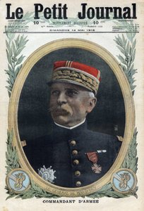 Første Verdenskrig 1914-1918 (Krig 14-18). Portræt af general Louis Ernest de Maud