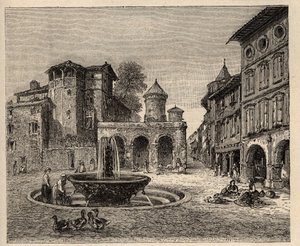 Gaillac - Tarn - Occitanie - indgravering i "" PATRIE" - PECTUREQUIREQUE BESKRIVELSE AF FRANKRIG I 6 BIND AF LUCIEN HUARD - slutningen af ​​det 19. århundrede af Anonymous Anonymous