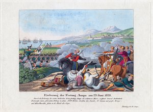 Guerre russo-turque de 1828-1829 - Anapa-fæstningens fald den 23. juni af Anonymous Anonymous