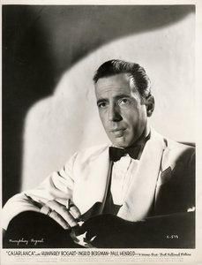Humphrey Bogart (1899-1957) i Film Casablanca af Michael Curtiz par Anonymous af Anonymous Anonymous