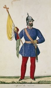 Italiensk nationalgarde: vinteruniform (gravering af Anonymous Anonymous