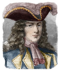 Jean-Bernard Louis de Saint Jean, Baron de Pointis (1645-1707), fransk admiral og kaper. Indgravering af det 19. århundrede. Privat samling. af Anonymous Anonymous