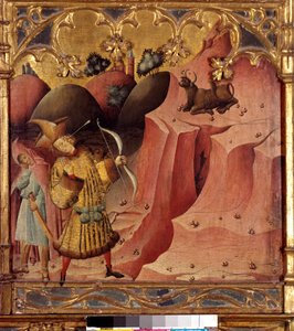 Legenden om Saint Michael: På Mount Gargan i Puglia bliver en egare-tyr fundet af en beboer i Siponte. Dyret kan ikke nærmes og sender pilene tilbage til den, der trak det. Det ville være en optræden af ærkeenglen Saint Michael, beskytter af t af Anonymous Anonymous
