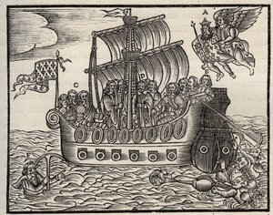 Mazarinade politiske pjece: på trods af Mazarin sørger pladerne for statens frelse. ca. 1649. Kraftig træ. Privat samling. af Anonymous Anonymous