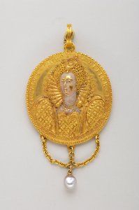 Medalje fra 1589 til ære for dronning Elizabeth I. Bagside (16. århundrede) af Anonymous Anonymous