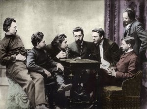 Medlemmer af Sreda litterære kreds, dannet i anden halvdel af 1890