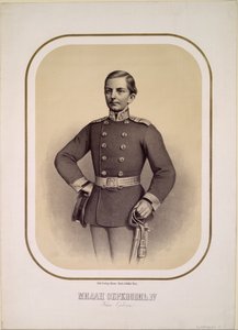 Milano I (1854-1901), konge af Serbien - Anonym - ca. 1869 - Litografi - 47x34 - Privat Samling af Anonymous Anonymous