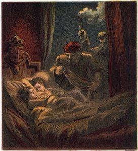 Mord på børnene af Edward IV af England (1442-1483) i 1483: Edward V (1470-1483), konge af England og Richard Duke of York (eller Richard af Shrewsbury af Anonymous Anonymous