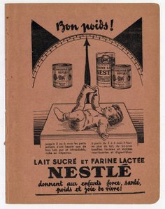 Nestle annoncerer for børns sukkermælk. af Anonymous Anonymous