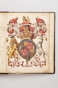 Order of the Garter: Book of Statutes, der tilhørte Charles Fitzroy, Duke of Grafton - Akvarelmanuskript, Beg. 1700-tallet af Anonymous Anonymous