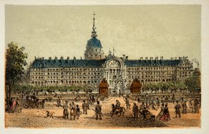 Paris 1874: Hotel des Invalides, privat samling af Anonymous Anonymous