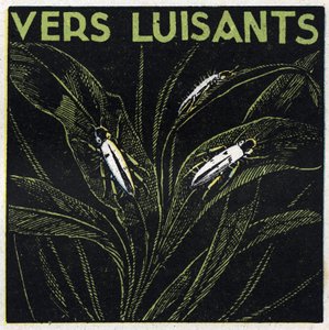 Fosforescens: glødende greens. Anonym illustration fra 1925. Privat samling. af Anonymous Anonymous