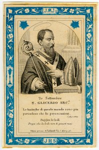 Fromme billede: San Glicerio (gravering) af Anonymous Anonymous