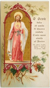 Fromt billede: Bøn til Jesus (gravering) af Anonymous Anonymous