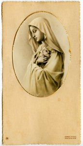 Fromm billede: Jomfru Maria (tryk) af Anonymous Anonymous