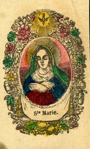 Fromme billede: Jomfru Maria (Epinaltryk) af Anonymous Anonymous
