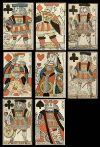Spillekort med historiske figurer. af Anonymous Anonymous