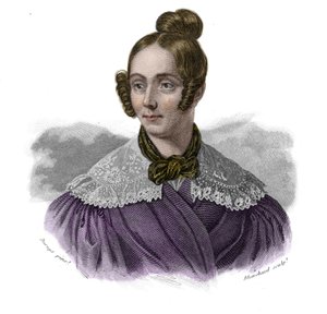 Portræt af Mademoiselle Didion (Barbe Francoise Madeleine Didion) (Barbe-Francoise-Madeleine) (1798-1836) i "" Portrætter og historie af nyttige mænd: mænd og kvinder i alle lande og forhold, som har erhvervet rettigheder til anerkendelse af h. af Anonymous Anonymous