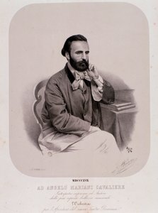 Portræt af Angelo Mariani (litografi af Anonymous Anonymous