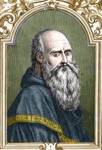 Portræt af Bernardino de Scapis kaldet Bernardino Luini (1481-1532) italiensk maler. Gravering af 1859 i “” Europas gallerier - Italien ”” af Armengaud. Privat samling. af Anonymous Anonymous