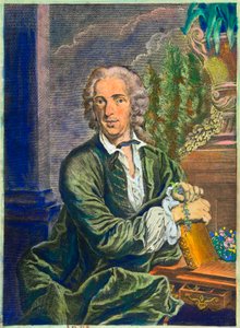 Portræt af Carl Von Linne (1707-1778) svensk naturforsker - Privee Collection af Anonymous Anonymous
