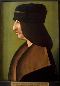 Portræt af Charles VIII af Frankrig (maleri) af Anonymous Anonymous