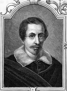 Portræt af Daniele Crespi (1598-1630) italiensk maler. Gravering af 1859 i "" gallerierne i Europa - Italien"" af Armandaud. Privat samling. af Anonymous Anonymous