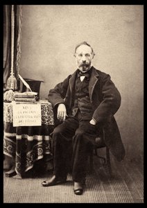 Portræt af Francesco Crispi (1818-1901) italiensk statsmand i 1863. ©Lee/leemage af Anonymous Anonymous