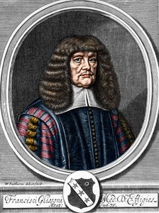Portræt af Francis Glisson (1599-1677) britisk læge, anatom. af Anonymous Anonymous