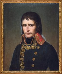 Portræt af general Bonaparte (1769-1821), Anonym. Olie på lærred af Anonymous Anonymous