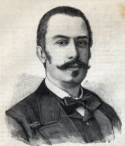 Portræt af Giovanni Giolitti (1842-1928) italiensk politiker, formand for Ministerrådet. Gravering i "" Le Petro Parisien"" af Anonymous Anonymous
