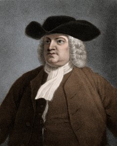 Portræt af Guillaume (William) Penn (1644-1718) Engelsk kvæker, grundlægger af Pennsylvania - William Penn af Anonymous Anonymous