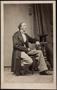 Portræt af HC Andersen (1805-1875), Anonym . Fotografi, ca 1865. Privat Samling af Anonymous Anonymous