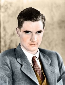 Portræt af Howard Robard Hughes i 1934. Amerikansk industrimand og producent. 1905 - 1976. af Anonymous Anonymous