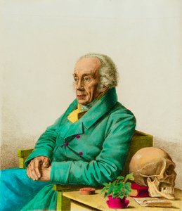 Portræt af Joseph Friedrich Blumenbach (1752-1840) tysk antropolog og biolog, Privee Collection af Anonymous Anonymous