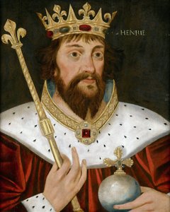 Portræt af kong Henrik I af England (Henri I Beauclerc) (1068-1135), Anonym. Olie på træ, 57x47. Privat samling af Anonymous Anonymous