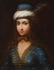Portræt af Lady Mary Wortley Montagu (1689-1762) af Anonym af Anonymous Anonymous