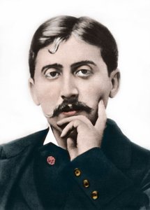 Portræt af Marcel Proust (1871-1922), fransk forfatter omkring 1900 af Anonymous Anonymous