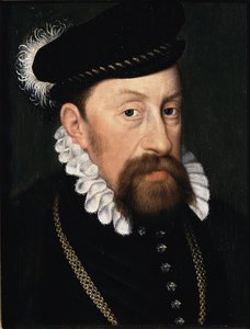 Portræt af Maximilien II, kejser af det hellige germanske rige (olie på lærred) af Anonymous Anonymous