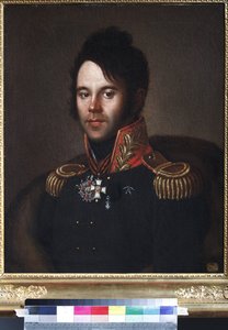 Portræt af generalborgmester Pyotr Afanasievich Papkov (1772-1853) - Anonym. Olie på lærred af Anonymous Anonymous